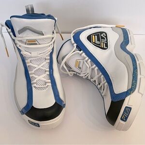 MEN'S FILA GRANT HILL 2 WHITE NEBULAS BLUE LEMON